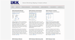 Desktop Screenshot of deksoftware.com